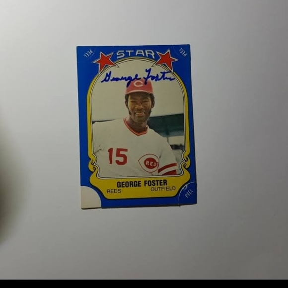 1981 Fleer George Foster MLB Trading Card #41 - Picture 3 of 3